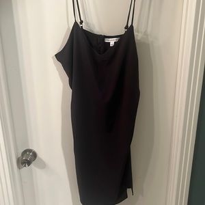 Black slip dress size large